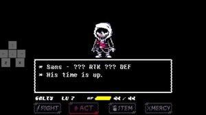 DUSTTALE: LAST GENOCIDE FULL SANS FIGHT IN ONE RUN +Cutscenes (No item/heal & Phase 2 no hit!)