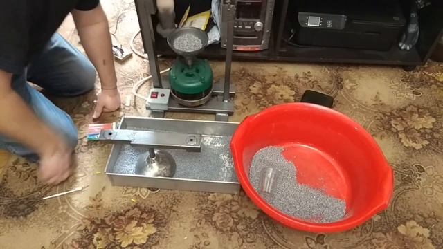 Самодельная дробь (день второй , обкатка и графитовка )