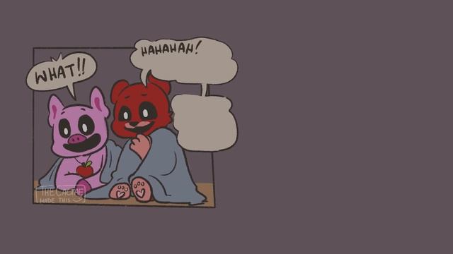 CatNap Sleeps With DogDay x CraftyCorn | Poppy Playtime Chapter 3┃Comic Dub
