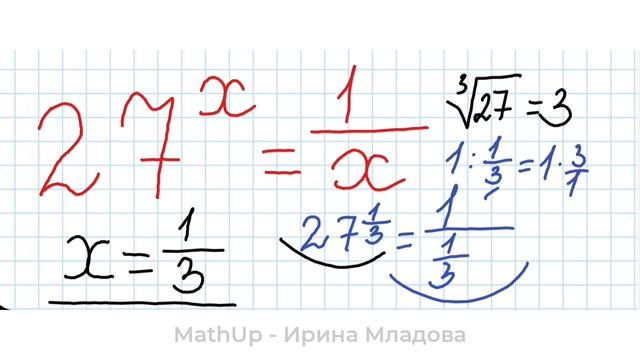 Графический способ решения уравнения | Профильная математика смотреть онлайн