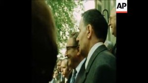 UPITN  21 5 75 KISSINGER MEETS GROMYKO AT THE SOVIET EMBASSY IN VIENNA