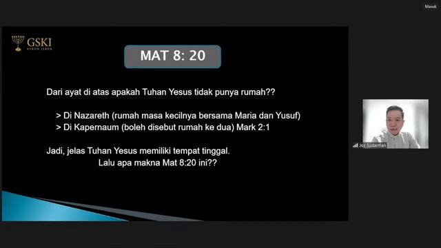 PENDALAMAN ALKITAB 1 November 2023 | 19.00 WIB | Pdt. Dr. Jos Sudarman, S.E. смотреть онлайн