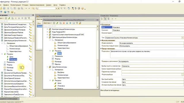 Как правильно создать расширение в программе 1С, добавить (Остаток и Цена) в Номенклатуре 1С Розниц смотреть онлайн