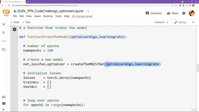 11.8 Code Challenge  Optimizers and MNIST