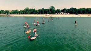 Кременчуг - Украина. Соревнования на САПбордах. SUP Board соревнования на 500 и 3000 метров