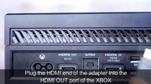How to connect XBOX ONE to a monitor using VGA or DVI