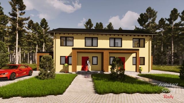 Little Duplex    Archicad & Twinmotion смотреть онлайн