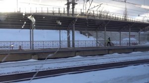 Поездка на пригородном электропоезде Ласточка. Москва Ленинградская - Ховрино