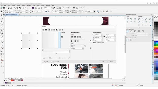 Brochure | Catalog Cover Page Design in CorelDraw manufacturing company | Hindi Tutorial |Corel Dra