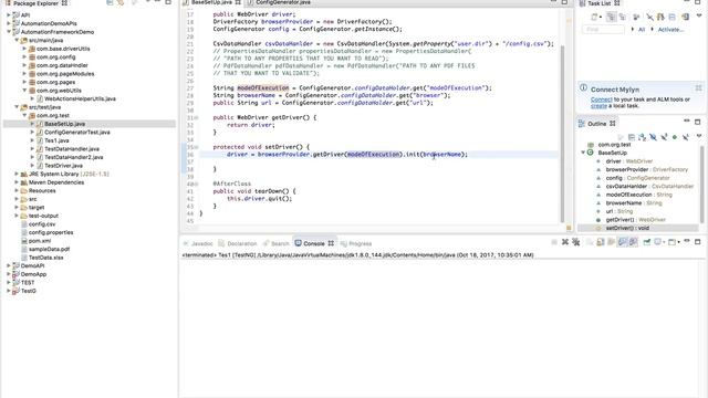 selenium framework using java from scratch | BaseSetup && WebAction Utils
