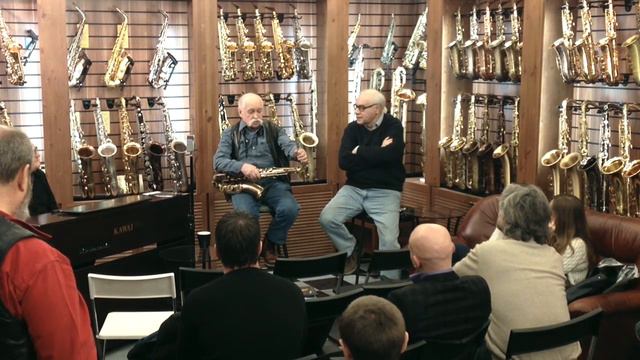 Алексей Зубов, Михаил Сапожников. Встреча в Салоне Саксофонов. смотреть онлайн