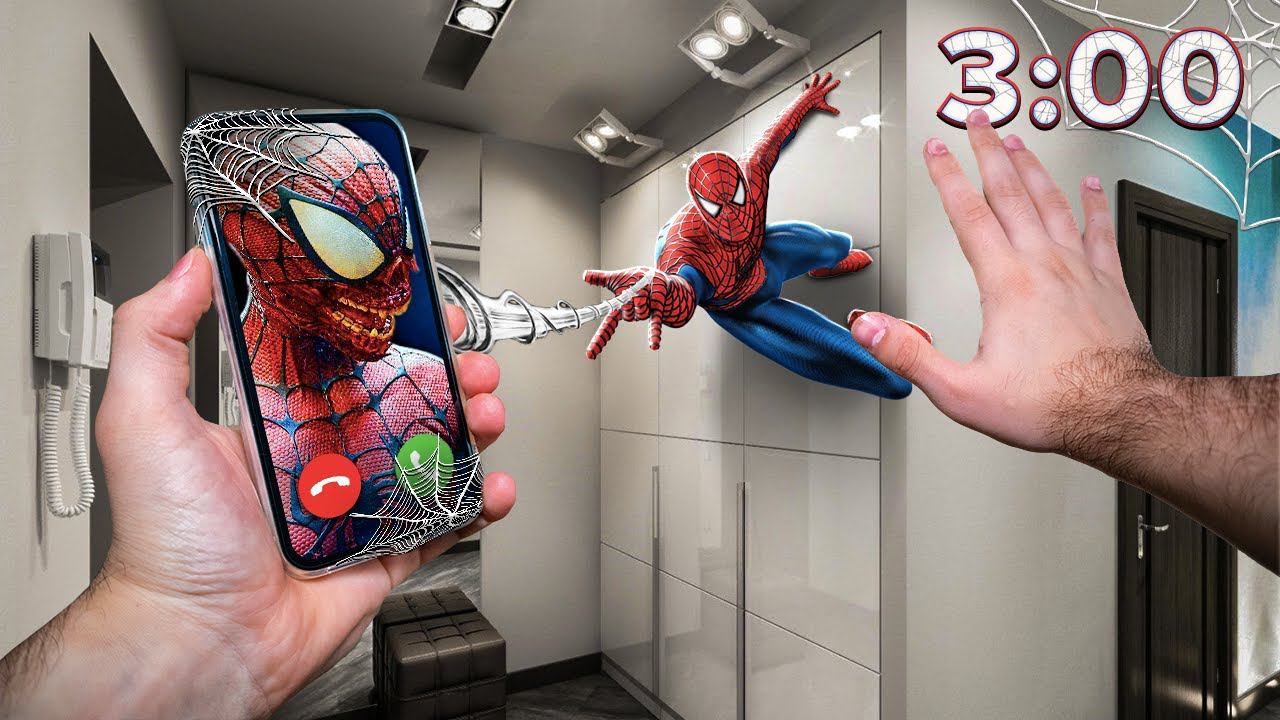 НИКОГДА НЕ ЗВОНИ ЧЕЛОВЕКУ ПАУКУ В 3 ЧАСА НОЧИ!! ЧЕЛОВЕК ПАУК В РЕАЛЬНОЙ ЖИЗНИ смотреть онлайн