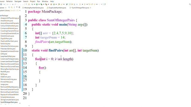 SUM OF INTEGER PAIRS USING JAVA IN TAMIL смотреть онлайн
