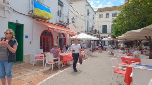 Marbella beachfront & old town walk - Spring 2023 - Costa del Sol, Spain 4K immersive virtual tour