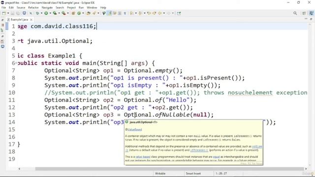 Java tutorial #60 | Exception handling - Optional class | Java course for beginners