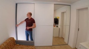 3 двери-купе с тонким профилем