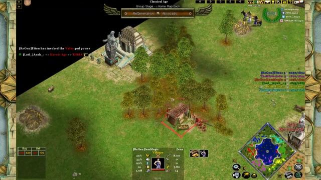 ReGen vs. Lad, Game 1 - Age of Mythology: The Titans Clan League, Season 25 - Division 3, Round 4 смотреть онлайн