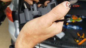Камера заднего вида VW Tiguan (Тигуан) первого поколения в ручке багажника