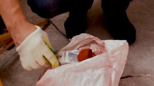 Имитация кирпича многоразовым модульным трафаретом
