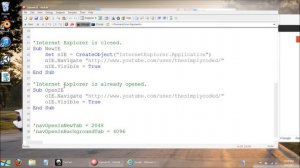 VBScript Basics, Part 31 | Internet Explorer - Existing Window (Automation)