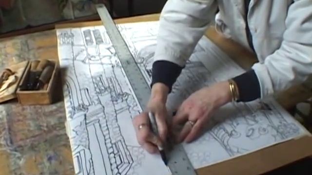 Reduction Linoleum Block Printmaking Process - Mary Mark - Part 1 смотреть онлайн