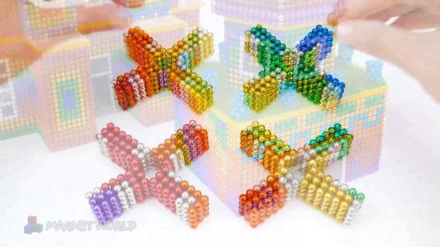 $5,000 House From Magnetic Balls With Giant Fish Tank And Swimming Pools Ever! смотреть онлайн