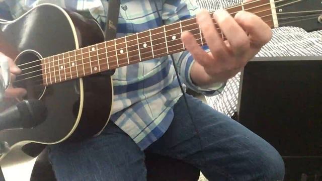 Old Beveled Mirror on a 2019 Gibson J45 Vintage смотреть онлайн