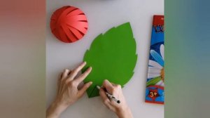 ПОДЕЛКА из бумаги для детей -  БОЖЬЯ КОРОВКА / DIY / PAPER CRAFTS