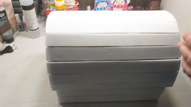 Как сделать сундук из картона своими руками. Cardboard chest. смотреть онлайн