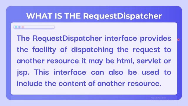 How to use Request Dispatcher смотреть онлайн