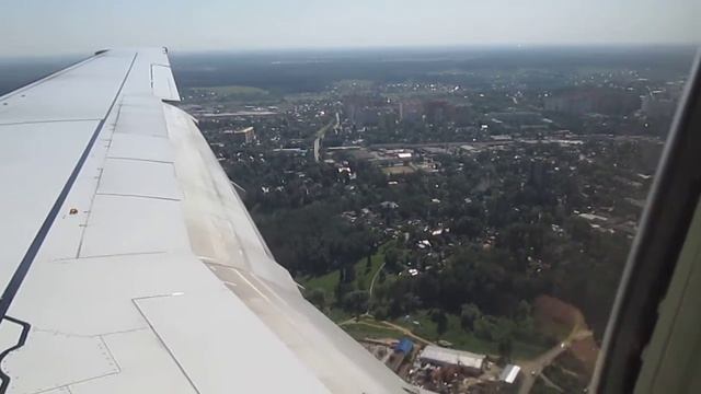 Приземление в Шереметьево  (Canon PowerShot A2500) смотреть онлайн