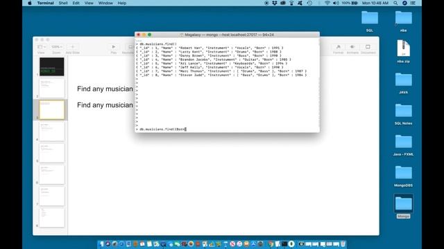 MongoDB - The Beginners Bootcamp - EQUAL EQ