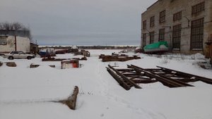 Новая Ладога. Ладожская верфь (15.02.2023).