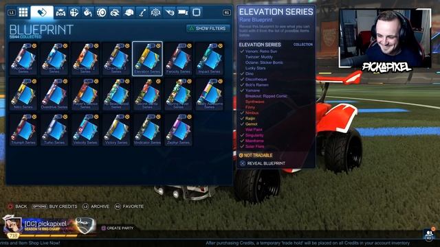 USING CREDITS TO BUY FROM THE ITEM SHOP IN ROCKET LEAGUE! | First Look at the NEW BLUEPRINT UPDATE! смотреть онлайн