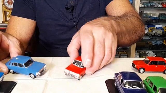 СРАВНИВАЮ модели Де Агостини для разных стран. Автомобили в масштабе 1:43 смотреть онлайн