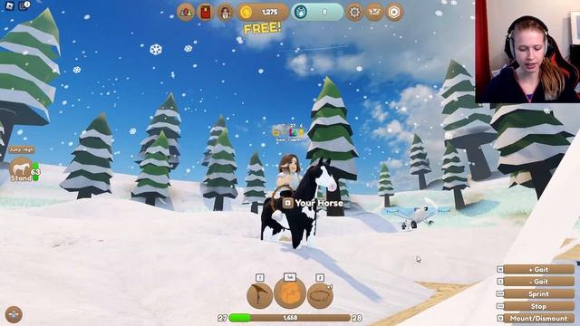 Wild Horse Island Roblox - Winter Event! Golden Snowflakes! New Event Horses, Winter resort & MORE! смотреть онлайн