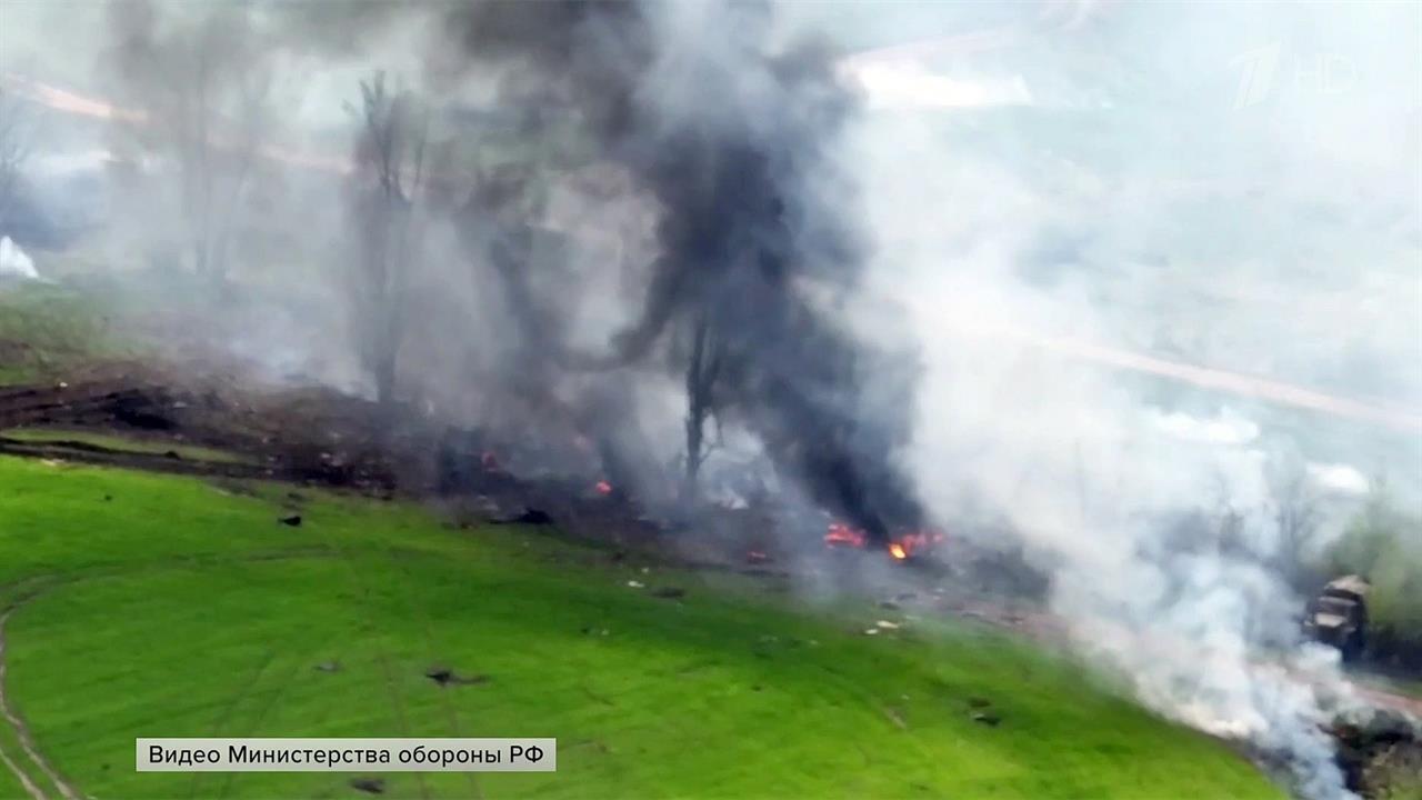 Российская авиация за сутки уничтожила пять складов боеприпасов ВСУ