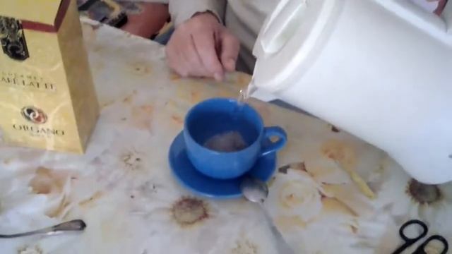 Пробуем кофе Латте.