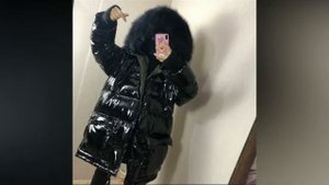 Лаковая куртка женская