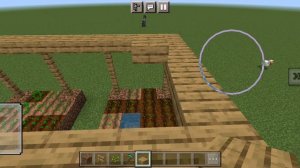 постройка огорода в МАЙНКРАФТ