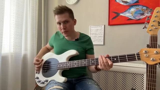 Как играть на басу медиатором (Урок 3)