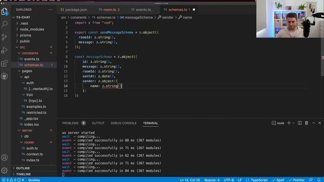 Build a Live Chat Application with the T3 Stack - TypeScript, Tailwind, tRPC смотреть онлайн