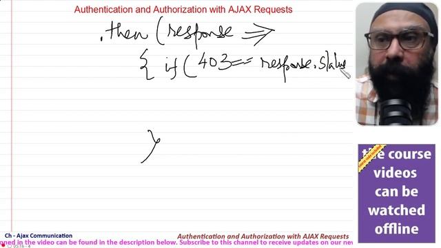 Authentication and Authorization with AJAX Requests (6 min Preview) | ASP.NET Core Tutorial