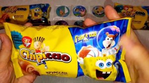 Chipicao - Губка Боб в бегах/НОВИНКА 2020/Игровые Фишки с наклейками/ЖЕЛЕЗНЫЕ Фишки/Обзор коллекции