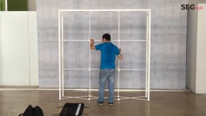 Текстильный стенд SEGwall. Сборка и установка
