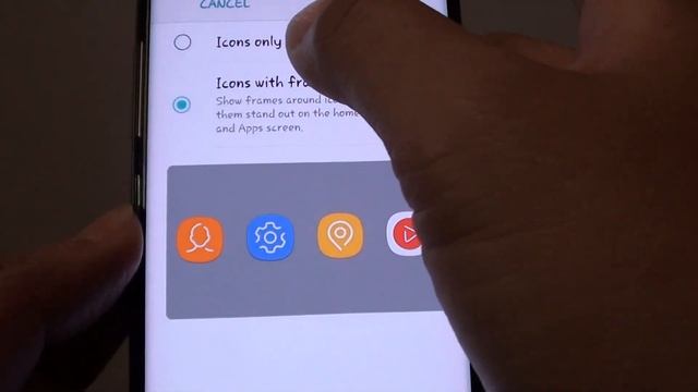 Samsung Galaxy S8: How to Show / Hide App's Icon Frame Border смотреть онлайн
