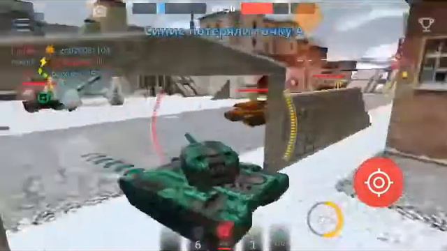 Пытаемся тащить на мобилке в Tanki Online. Набиваем звёзды на челлендж. смотреть онлайн