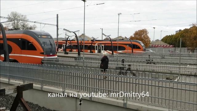 Достопримечательности Таллинна: новые электрички Эстонии. "Морковки"