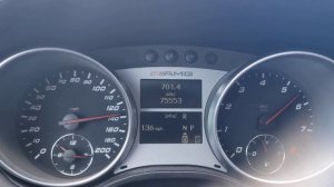 Mercedes ML63 AMG Top Speed Run 0 to 155 MPH  6.3L AMG 100% Stock