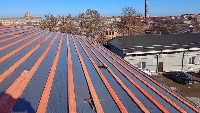 кровля, обрешётка под профиль